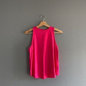 Hylete | Hot Neon Pink Split Back Tank Women’s Sz S